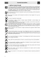 Preview for 2 page of Smeg GM93X8 Manual