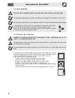 Preview for 36 page of Smeg GM93X8 Manual