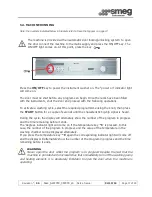 Preview for 17 page of Smeg GW2050H-F Operating Instructions Manual