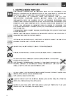 Preview for 2 page of Smeg Hob Instructions For The User