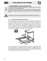 Preview for 14 page of Smeg Hob Instructions For The User