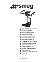 Предварительный просмотр 1 страницы Smeg HOBD482D Installation Manual