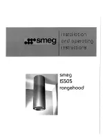 Smeg IS505 Installation And Operating Instructions Manual предпросмотр