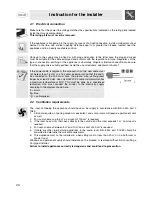 Preview for 5 page of Smeg JGB92XD1W Instructions For Installation And Use Manual