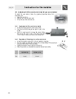 Preview for 11 page of Smeg JGB92XD1W Instructions For Installation And Use Manual