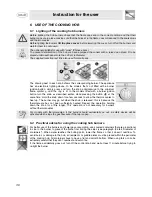 Preview for 15 page of Smeg JGB92XD1W Instructions For Installation And Use Manual