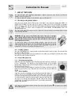 Preview for 18 page of Smeg JGB92XD1W Instructions For Installation And Use Manual