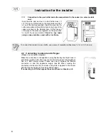 Предварительный просмотр 8 страницы Smeg JGFC34SKB Instruction Manual