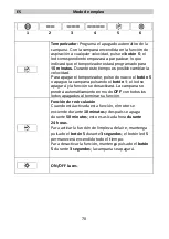 Preview for 72 page of Smeg KBT600XE Instruction On Mounting And Use Manual