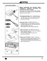 Preview for 9 page of Smeg KD120 series Instruction Manual