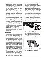 Preview for 4 page of Smeg KD610XE User Manual