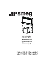 Smeg KDD90VXBE Instruction Manual предпросмотр