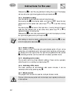 Preview for 11 page of Smeg KE250X Instructions For Installation And Use Manual