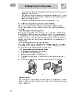 Preview for 25 page of Smeg KE250X Instructions For Installation And Use Manual