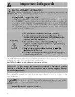 Предварительный просмотр 4 страницы Smeg KLF01 Instruction Manual