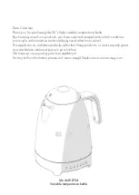 Smeg KLF04 Manual preview