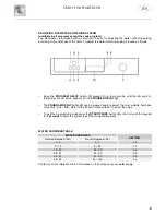 Предварительный просмотр 8 страницы Smeg KLVS50EB Instruction Manual