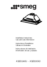 Smeg KSEG24XU Installation Instructions Manual preview