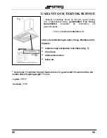 Preview for 73 page of Smeg KT110ABL Instruction Manual