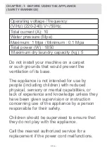 Preview for 4 page of Smeg LBW508CIT User Manual