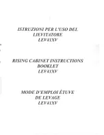 Smeg LEV-41XV User Instructions предпросмотр