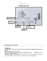 Предварительный просмотр 7 страницы Smeg LEV341XV Translation Of The Original Instructions