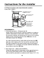 Предварительный просмотр 10 страницы Smeg LF66105SS Installation And Operating Instructions Manual