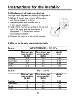 Предварительный просмотр 12 страницы Smeg LF66105SS Installation And Operating Instructions Manual