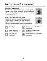 Предварительный просмотр 18 страницы Smeg LF66105SS Installation And Operating Instructions Manual