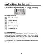 Предварительный просмотр 26 страницы Smeg LF66105SS Installation And Operating Instructions Manual