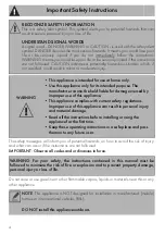 Preview for 2 page of Smeg Linea Series Manual