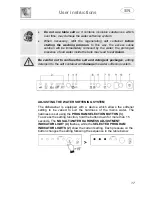 Предварительный просмотр 18 страницы Smeg LSA12XD9 Instruction Manual