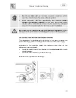 Предварительный просмотр 20 страницы Smeg LSA4745B Instruction Manual