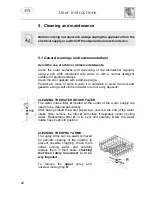 Предварительный просмотр 29 страницы Smeg LSA4745B Instruction Manual