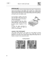 Предварительный просмотр 25 страницы Smeg LSA6245B Instruction Manual