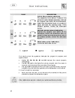 Предварительный просмотр 33 страницы Smeg LSA6245B Instruction Manual