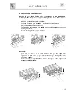 Предварительный просмотр 26 страницы Smeg LSA6246B Instruction Manual