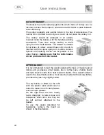 Предварительный просмотр 25 страницы Smeg LSA6248B Instruction Manual