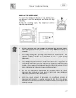 Предварительный просмотр 22 страницы Smeg LSA643XPQ Instruction Manual