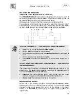 Предварительный просмотр 16 страницы Smeg LSA6450B Instruction Manual