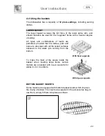 Предварительный просмотр 24 страницы Smeg LSA6450B Instruction Manual