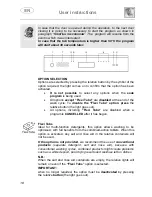 Предварительный просмотр 18 страницы Smeg LSAP6449G Instruction Manual