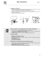 Предварительный просмотр 22 страницы Smeg LSE5304XA Instruction Manual