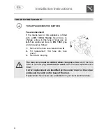 Предварительный просмотр 9 страницы Smeg LSP1449B Instruction Manual