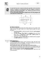 Предварительный просмотр 17 страницы Smeg LSP222BIT Instruction Manual