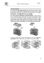 Предварительный просмотр 29 страницы Smeg LSP222BIT Instruction Manual