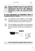 Предварительный просмотр 18 страницы Smeg LSP234CX Manual