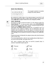 Предварительный просмотр 26 страницы Smeg LSP234CX Manual