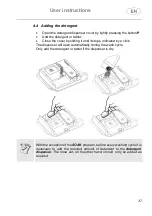 Предварительный просмотр 37 страницы Smeg LSP234CX Manual