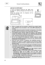 Предварительный просмотр 20 страницы Smeg LSP367X Manual